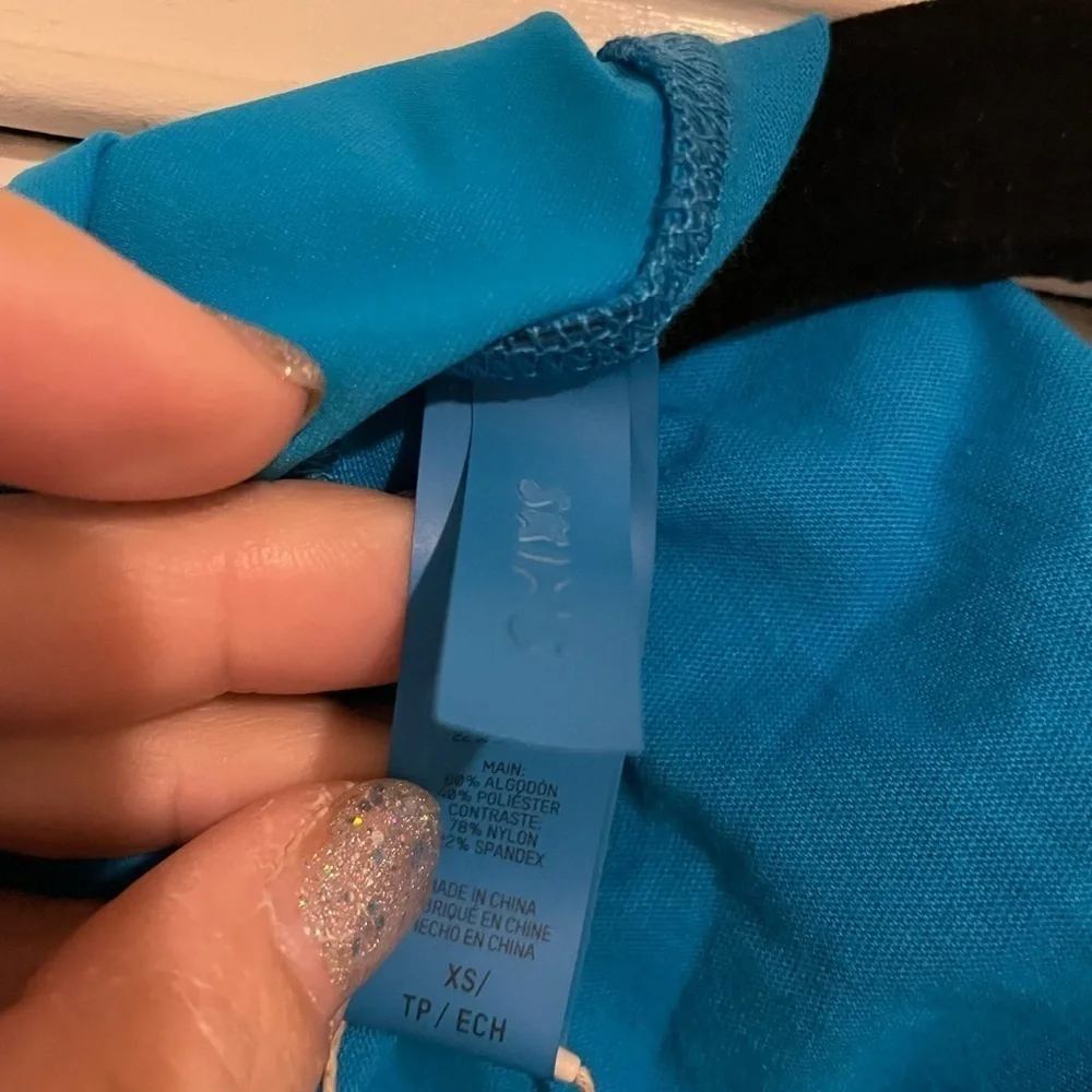 Skims Sorang turquoise cover up